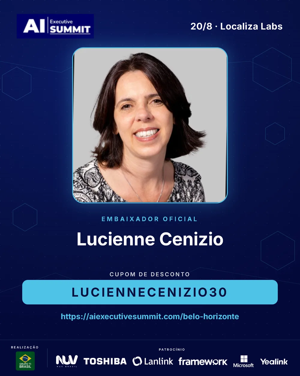 Embaixador Lucienne Cenizio — AI Executive Summit Belo Horizonte 2026