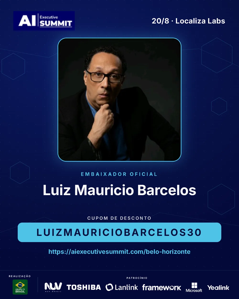 Embaixador Luiz Mauricio Barcelos — AI Executive Summit Belo Horizonte 2026
