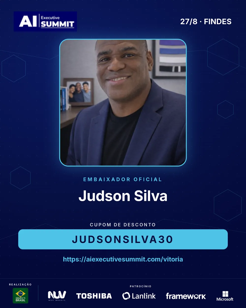 Embaixador Judson Silva — AI Executive Summit Vitória 2026