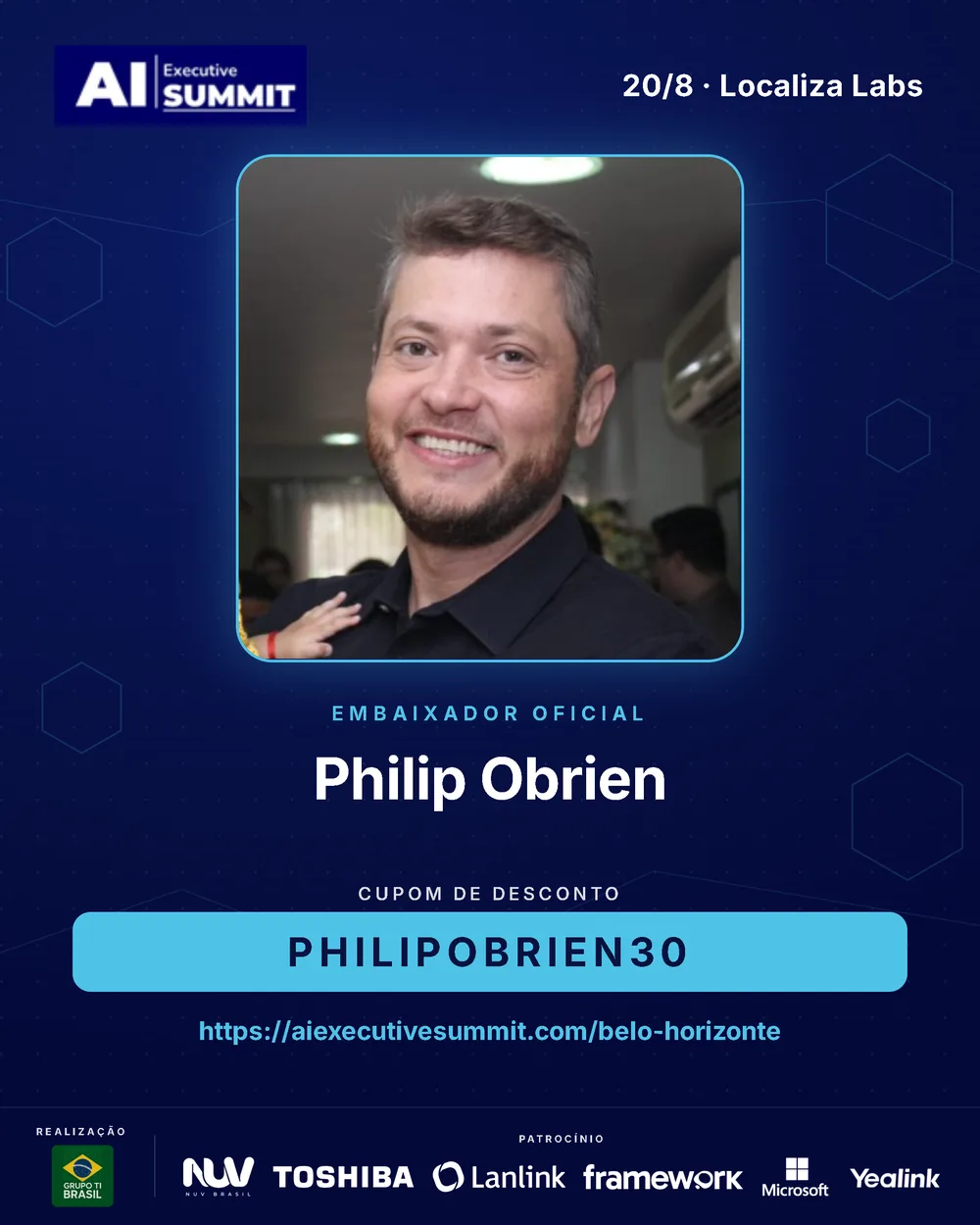 Embaixador Philip Obrien — AI Executive Summit Belo Horizonte 2026