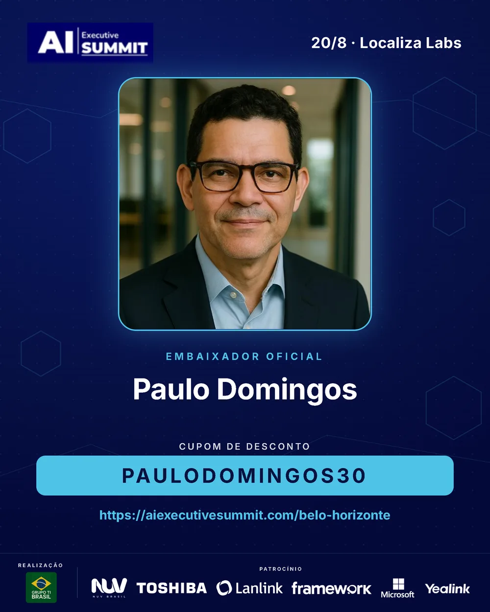 Embaixador Paulo Domingos — AI Executive Summit Belo Horizonte 2026