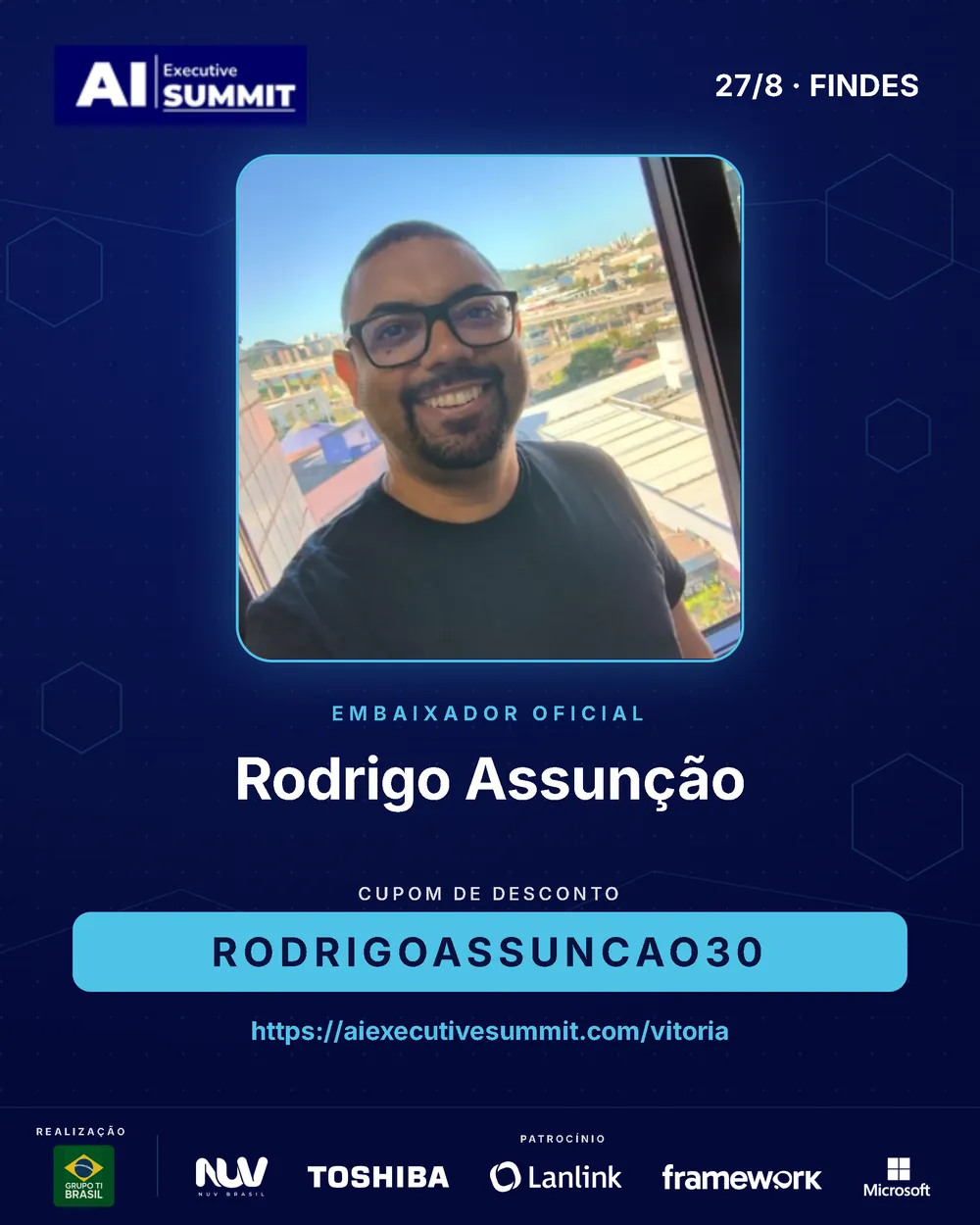 Embaixador Rodrigo Assunção — AI Executive Summit Vitória 2026