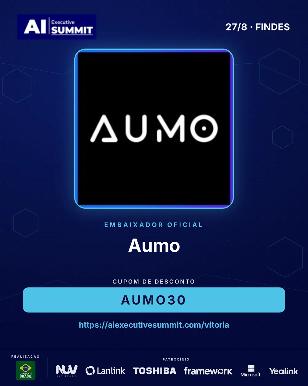 Embaixador Aumo — AI Executive Summit Vitória 2026