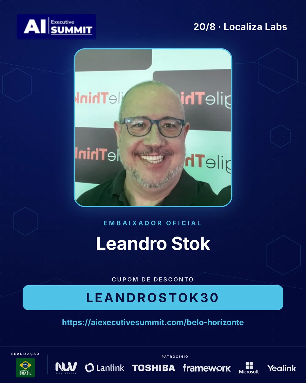 Embaixador Leandro Stok — AI Executive Summit Belo Horizonte 2026