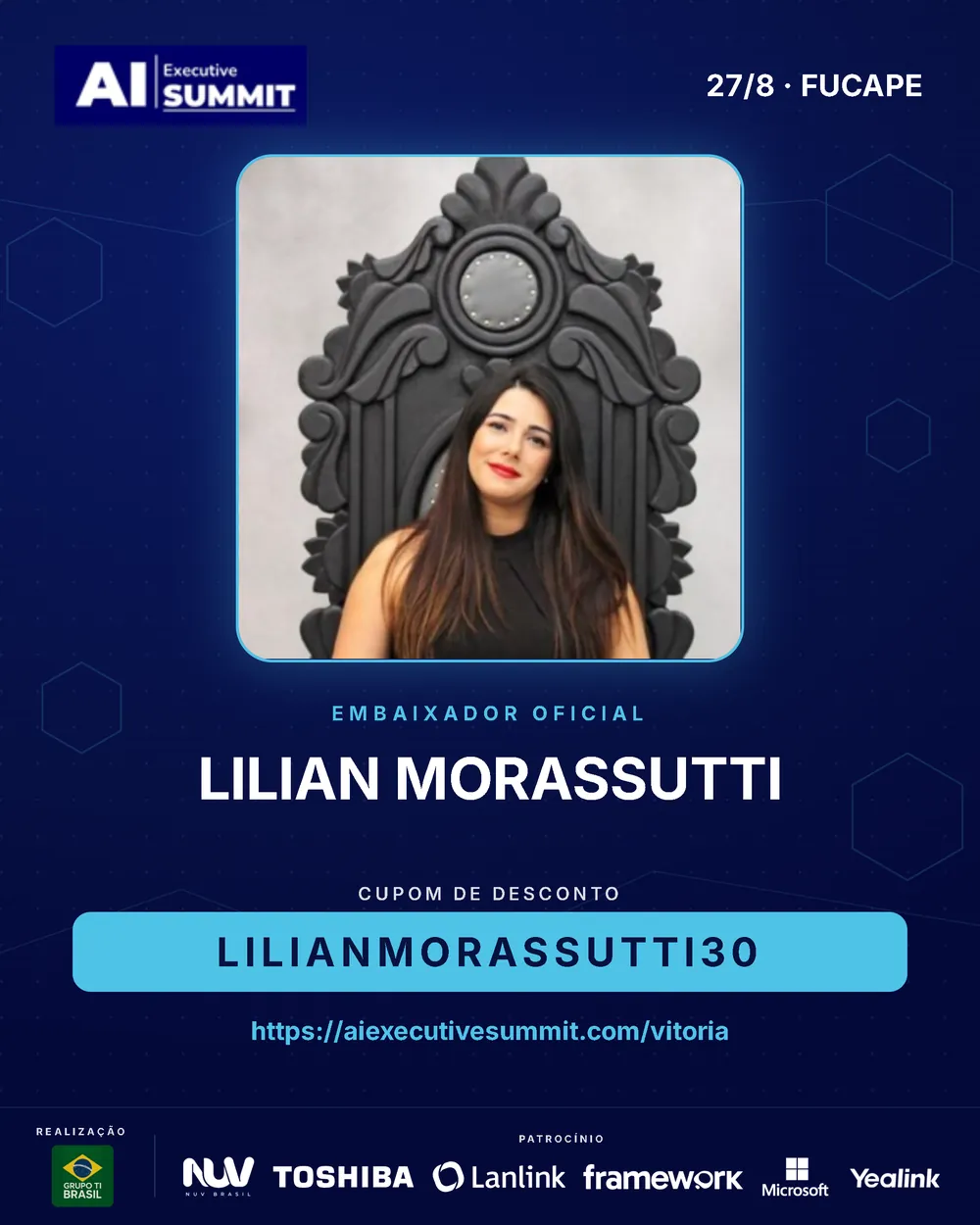 Embaixador Lilian Morassutti — AI Executive Summit Vitória 2026