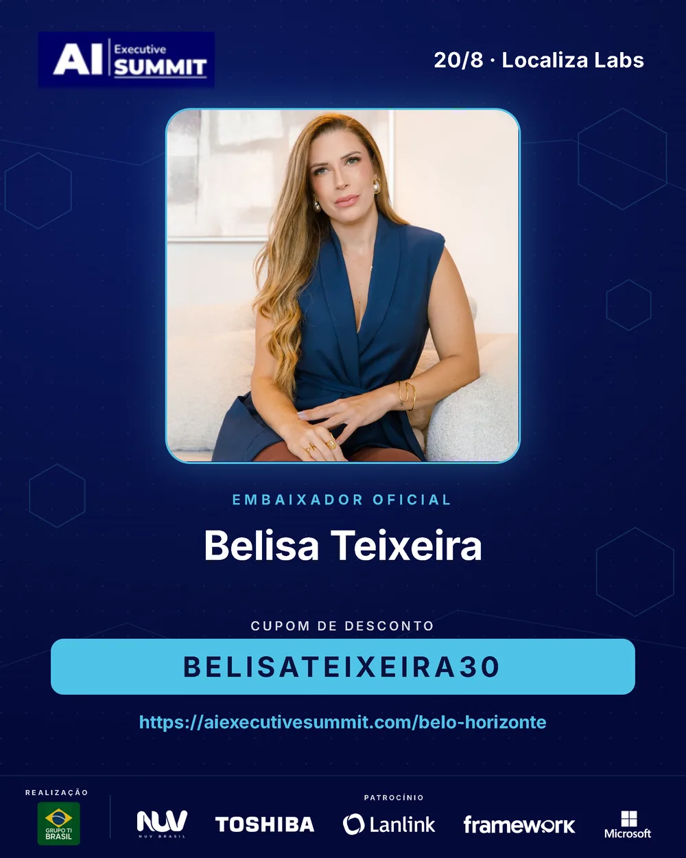 Embaixador Belisa Teixeira — AI Executive Summit Belo Horizonte 2026