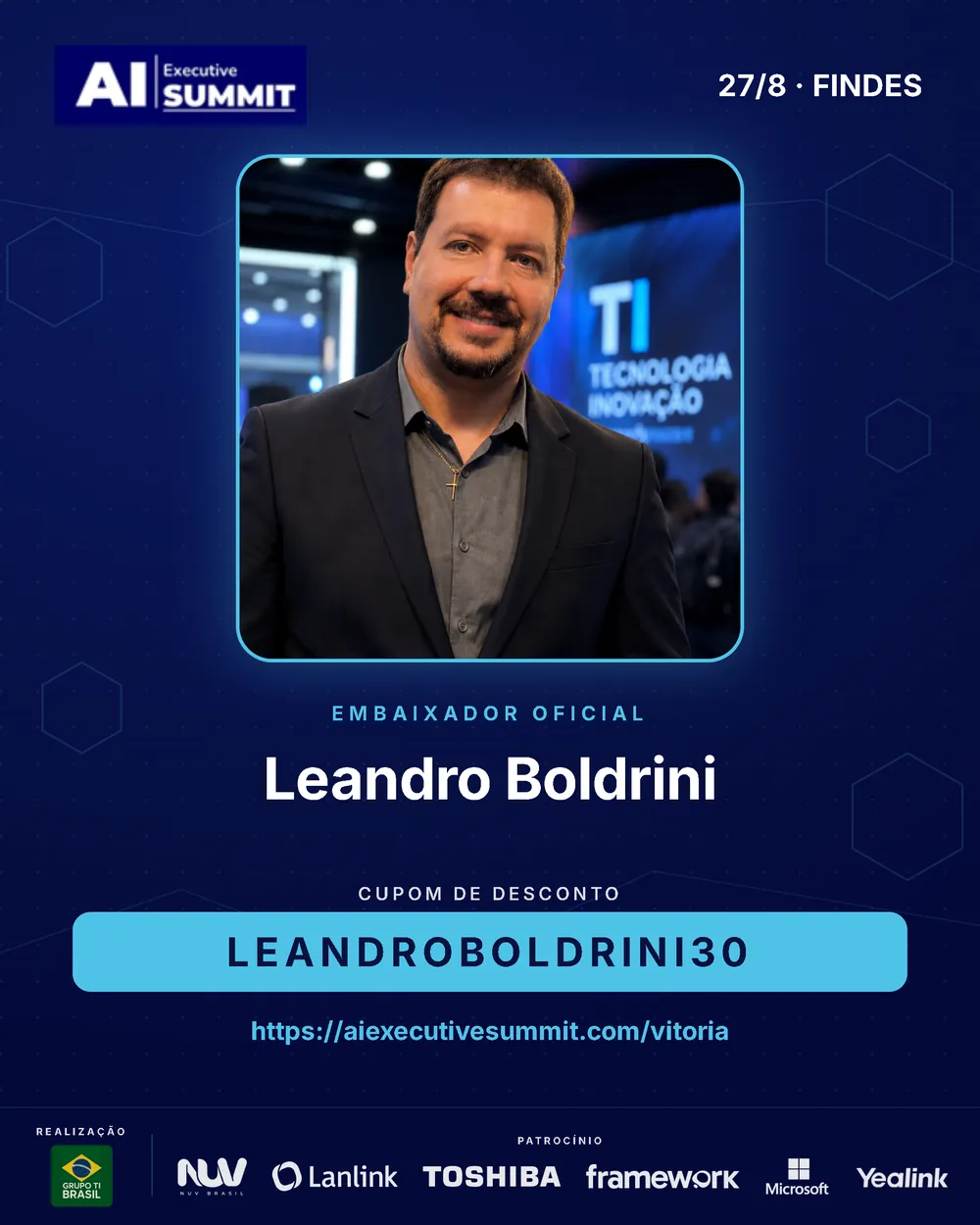 Embaixador Leandro Boldrini — AI Executive Summit Vitória 2026